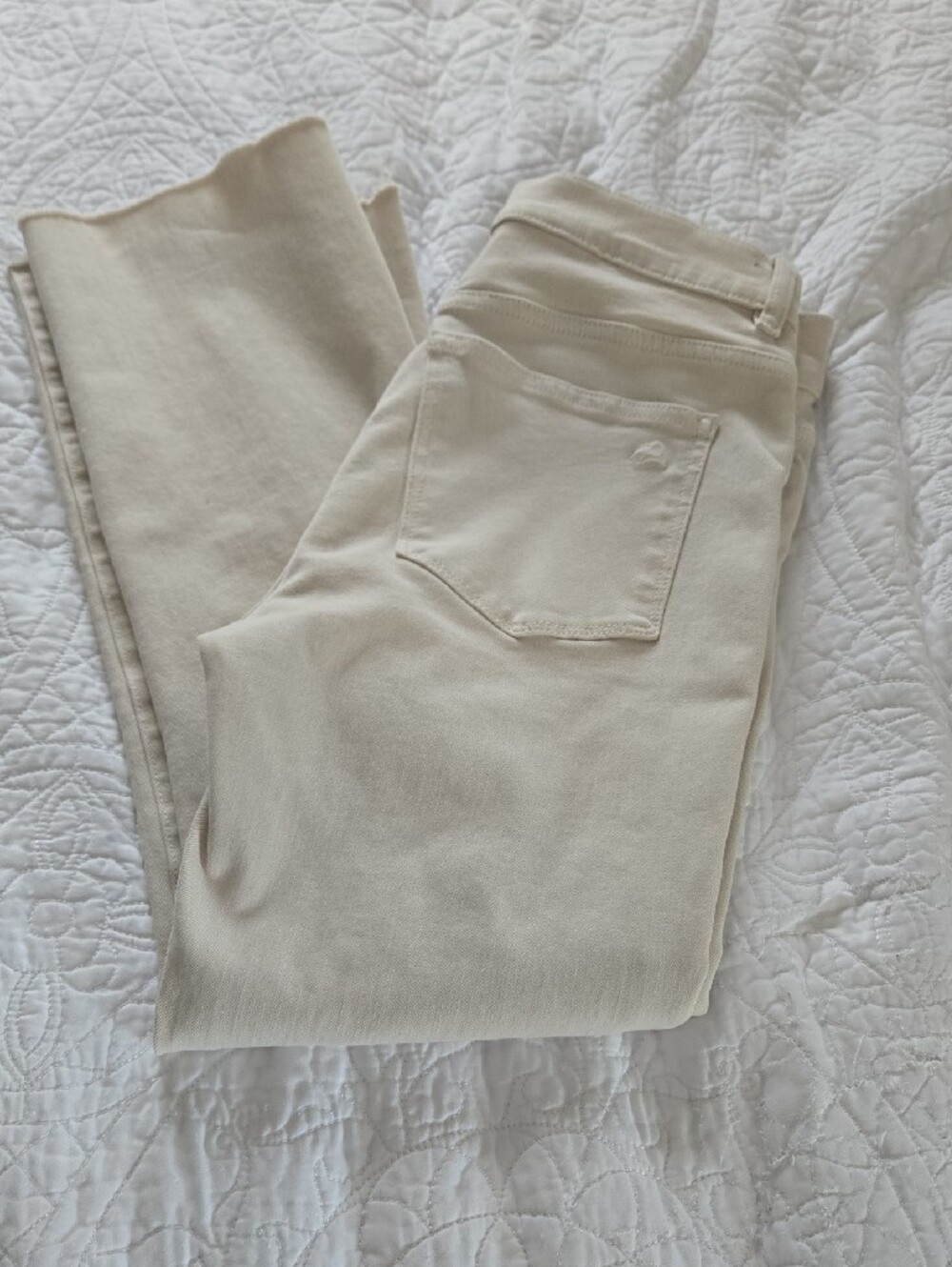 DL1961 Bridget Boot High Rise Instascupt Crop In Flax- 28 - Picture 16 of 16